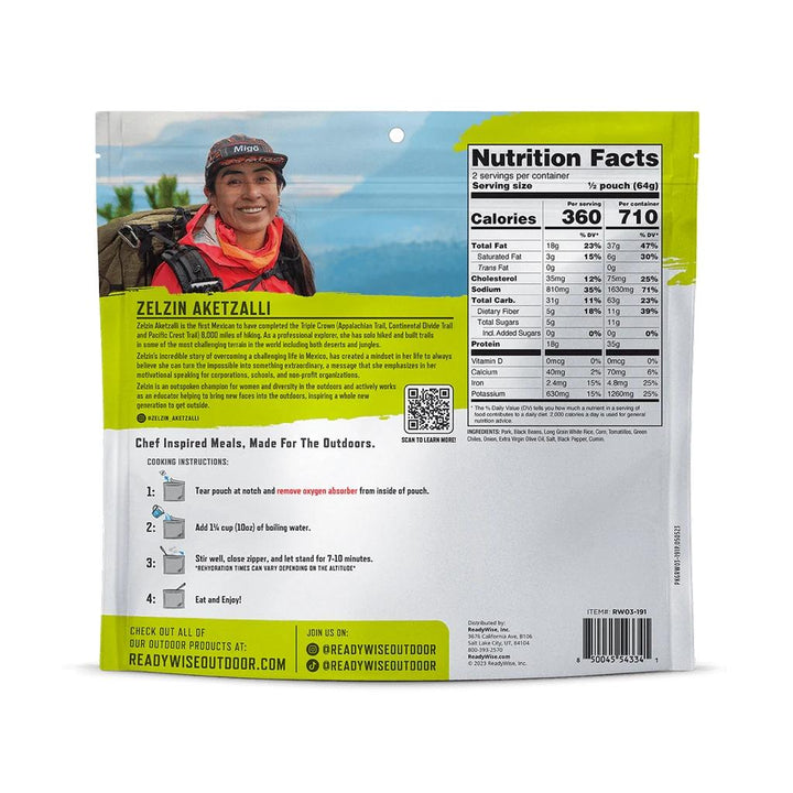 ReadyWise Outdoor Pro Meal Pork Chile Verde Single Pouch - POWER FIT SHOP — Powering Preparedness, Health &amp; Home