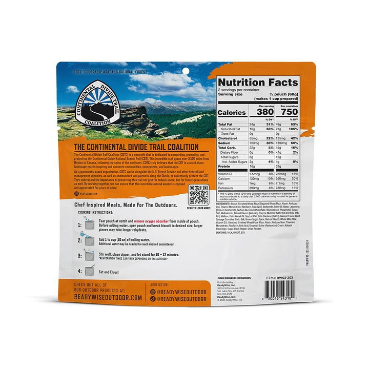 ReadyWise PRO Meal - Biscuits &amp; Gravy Single Serve