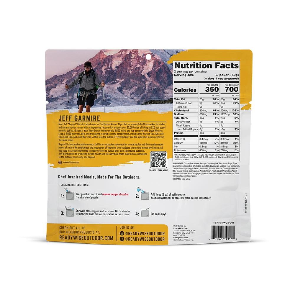 ReadyWise PRO Meal - Breakfast Skillet Single Serve