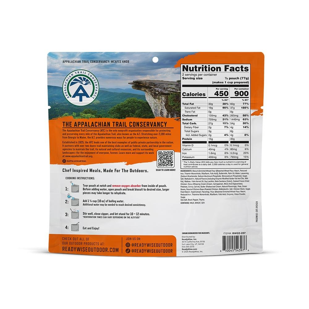 ReadyWise PRO Meal - Chicken Pot Pie Single Serve