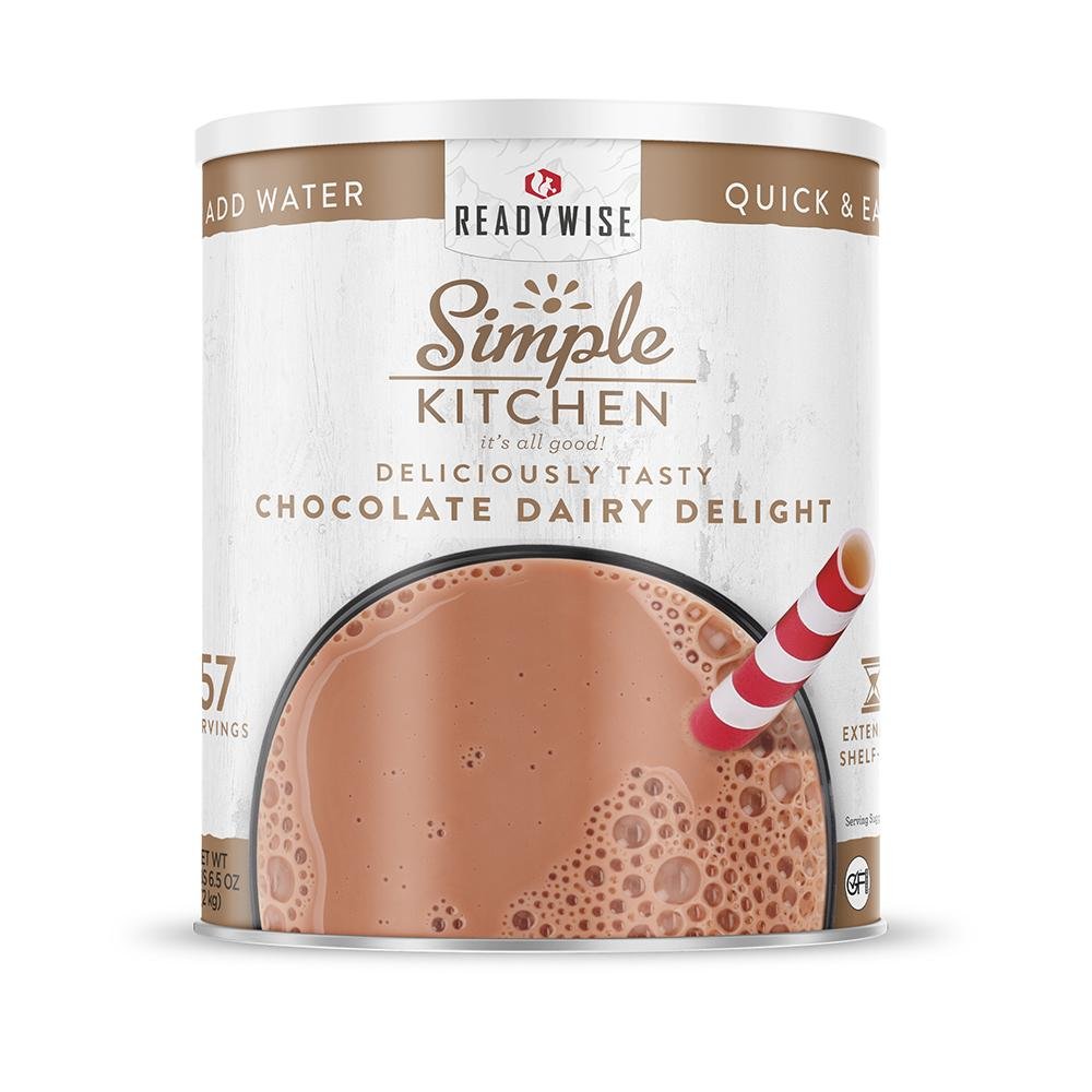 ReadyWise Simple Kitchen Chocolate Dairy Delight - 57 Serving Can