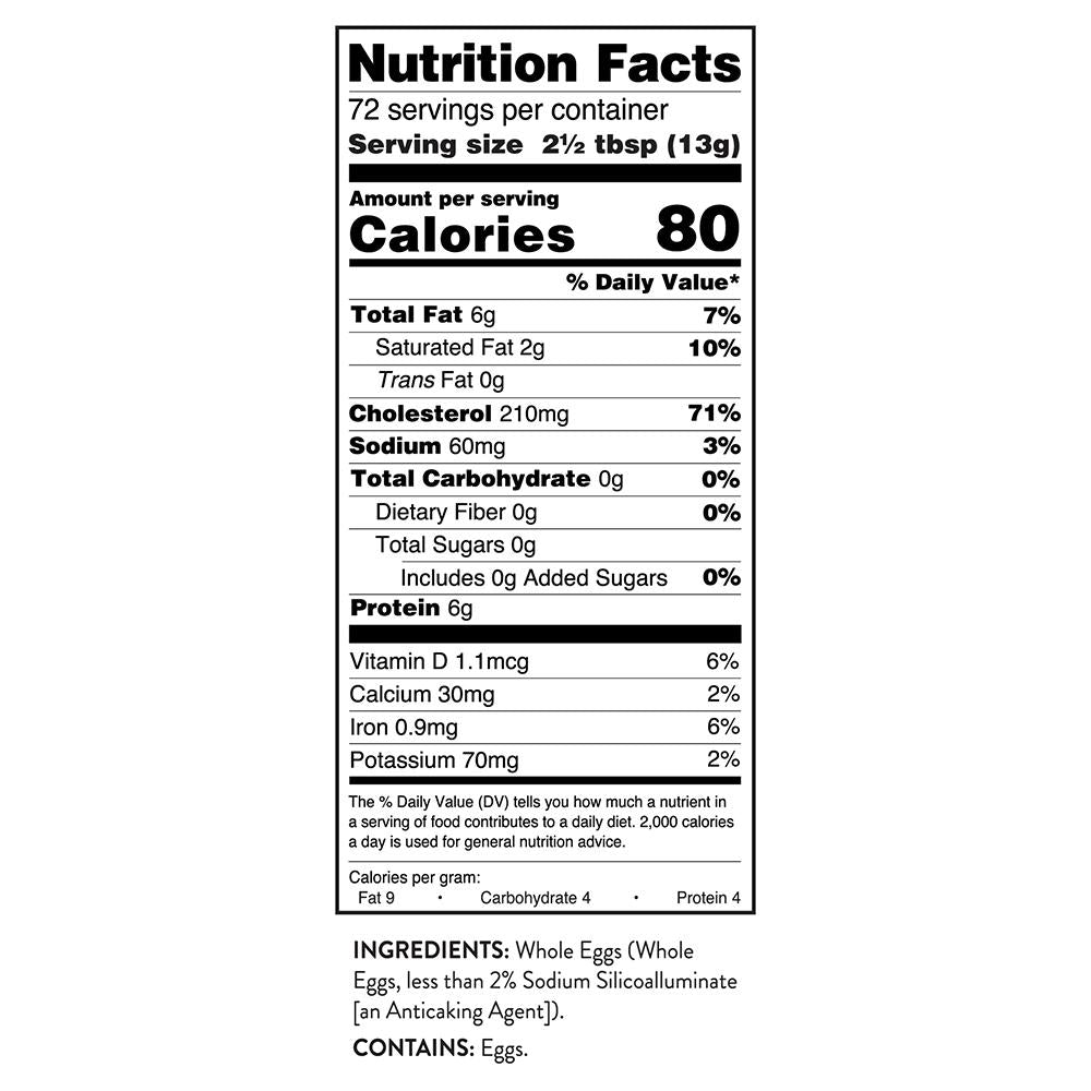 ReadyWise Simple Kitchen Powdered Eggs - 72 Serving Can - POWER FIT SHOP — Powering Preparedness, Health &amp; Home