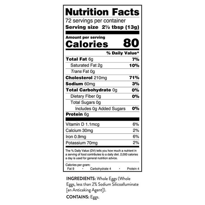 ReadyWise Simple Kitchen Powdered Eggs - 72 Serving Can - POWER FIT SHOP — Powering Preparedness, Health &amp; Home