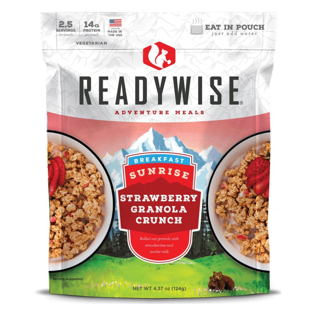 Readywise Sunrise Strawberry Granola Crunch - POWER FIT SHOP — Powering Preparedness, Health &amp; Home