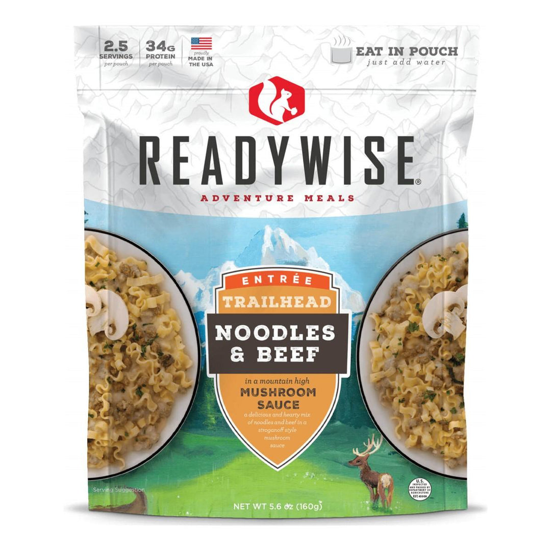 Readywise Trailhead Noodles &amp; Beef - POWER FIT SHOP — Powering Preparedness, Health &amp; Home