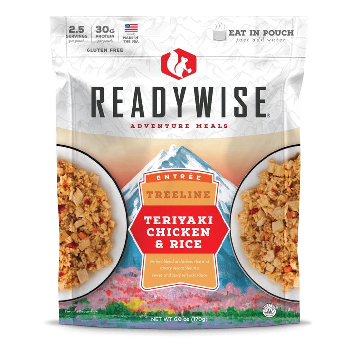Readywise Treelline Teriyaki Chicken &amp; Rice - POWER FIT SHOP — Powering Preparedness, Health &amp; Home