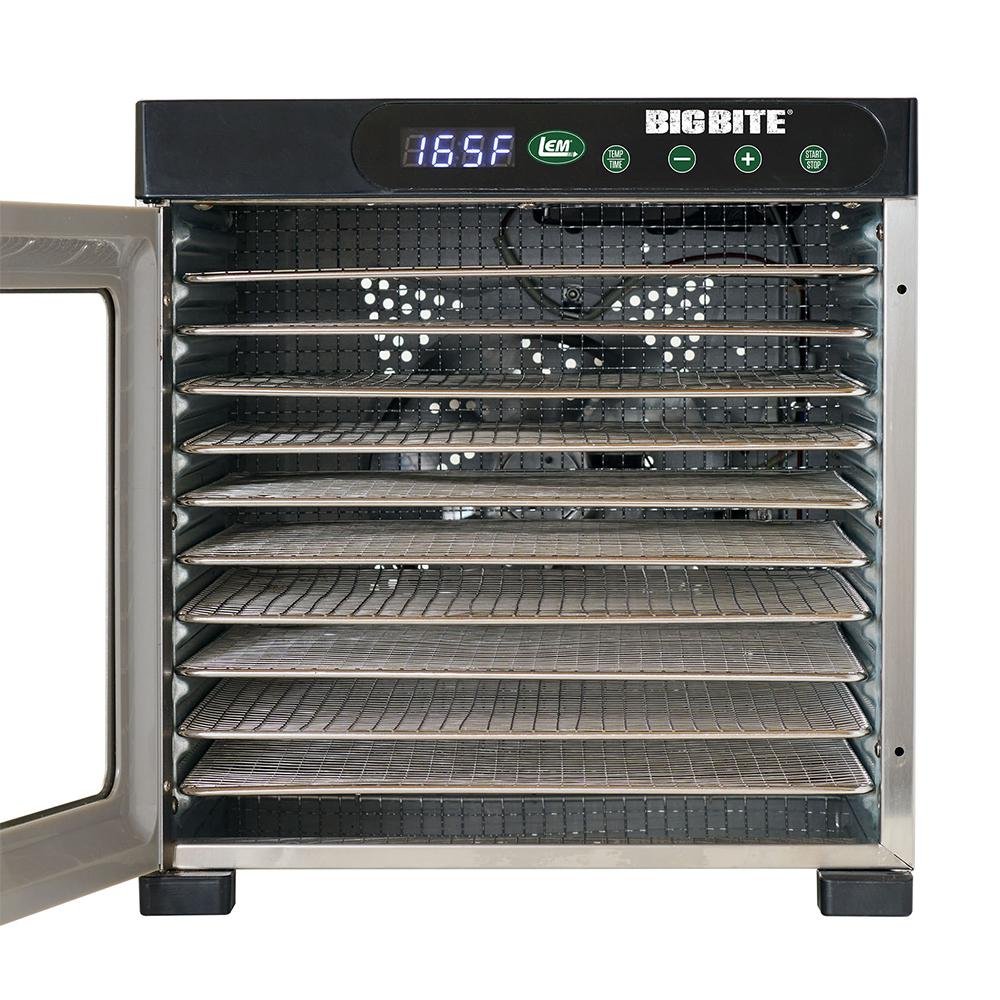LEM 10 - Tray Stainless Steel Dehydrator - POWER FIT SHOP — Powering Preparedness, Health &amp; Home