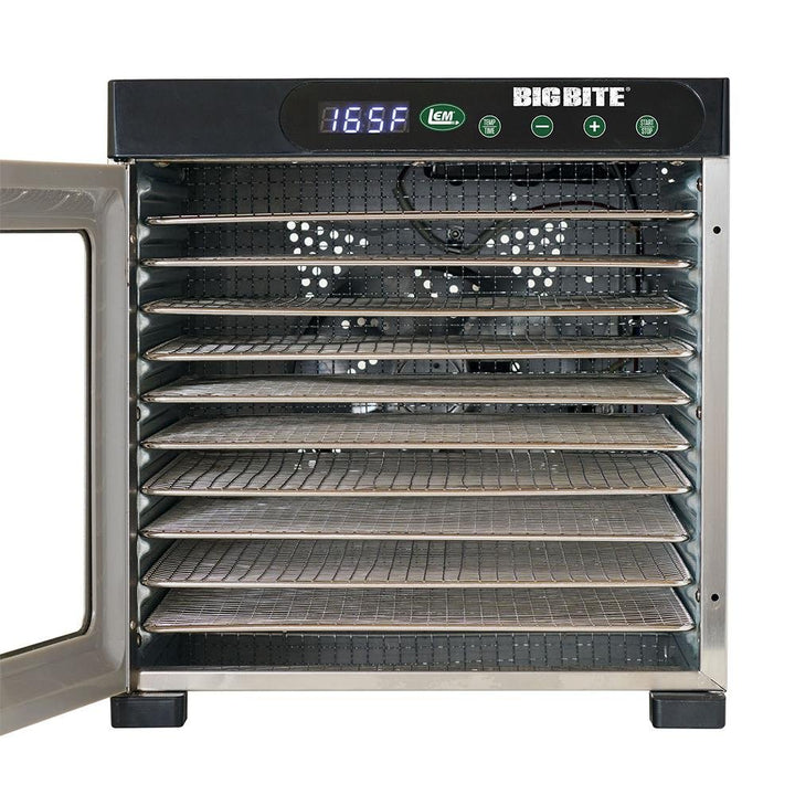 LEM 10 - Tray Stainless Steel Dehydrator - POWER FIT SHOP — Powering Preparedness, Health &amp; Home
