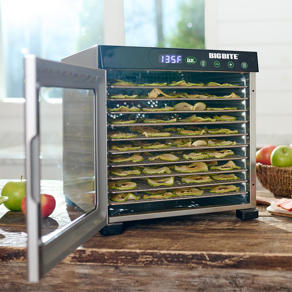 LEM 10 - Tray Stainless Steel Dehydrator - POWER FIT SHOP — Powering Preparedness, Health &amp; Home