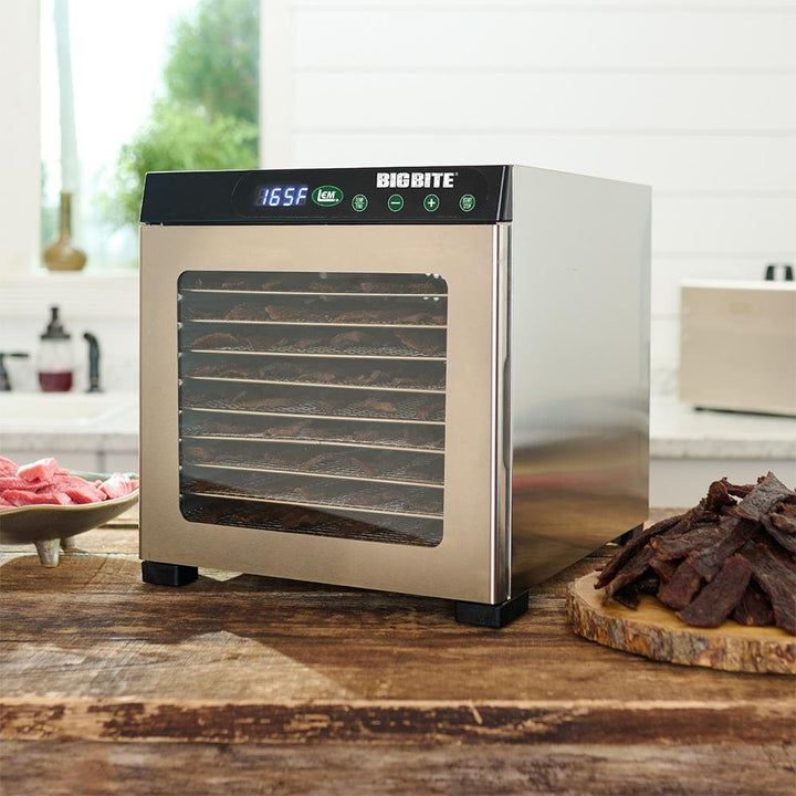 LEM 10 - Tray Stainless Steel Dehydrator - POWER FIT SHOP — Powering Preparedness, Health &amp; Home