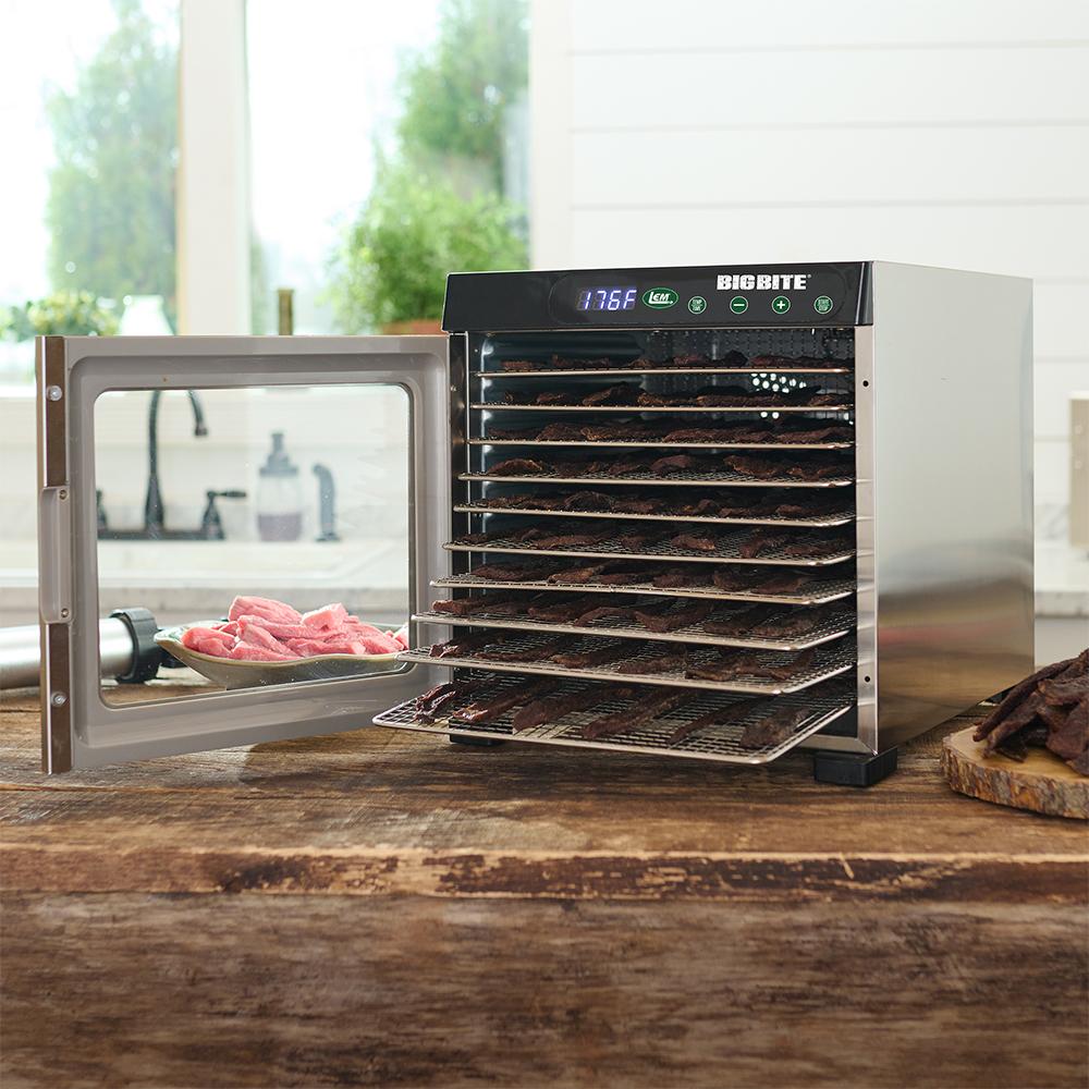LEM 10 - Tray Stainless Steel Dehydrator - POWER FIT SHOP — Powering Preparedness, Health &amp; Home