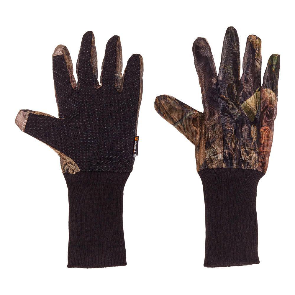 Chattanooga Allen Vanish Mesh Gloves in Mossy Oak Break Up Country, lightweight, breathable hunting gloves with mesh design.