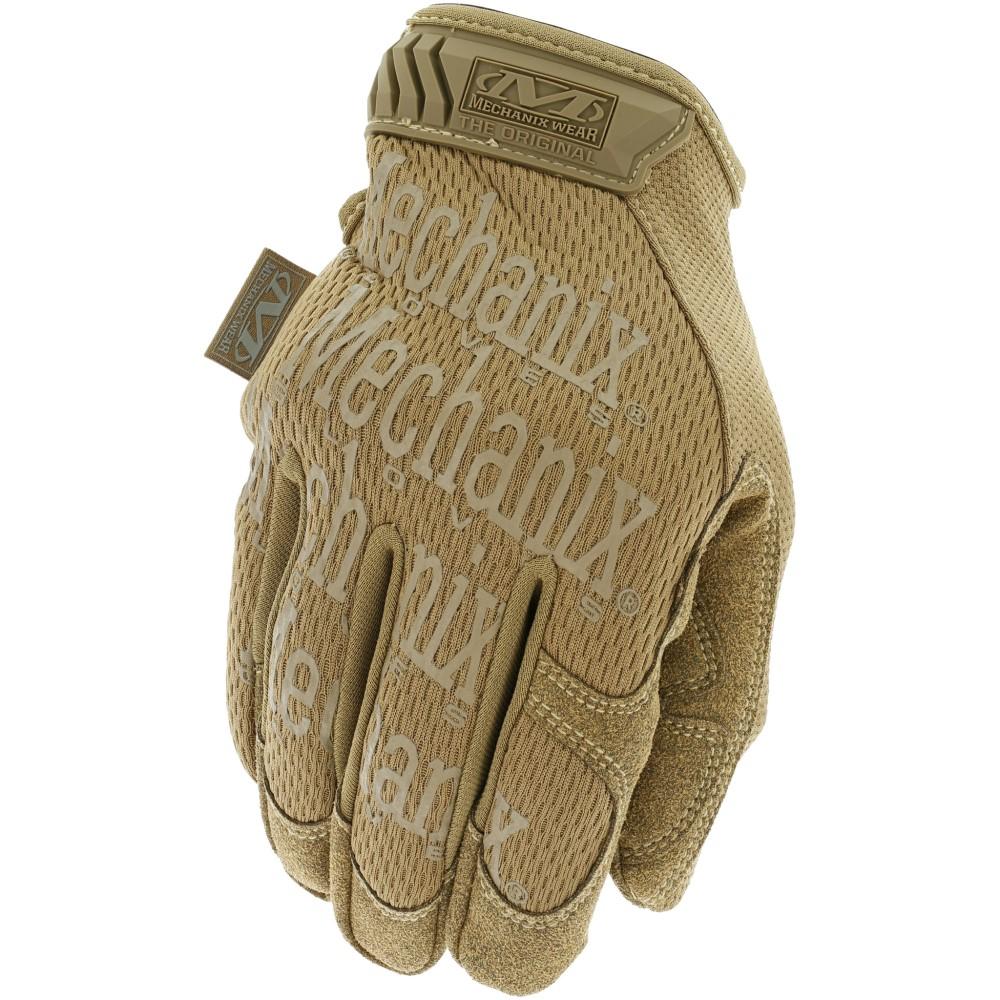 Chattanooga Mechanix Wear Original Tactical Gloves in Coyote L, durable utility work gloves with comfortable fit and protection.