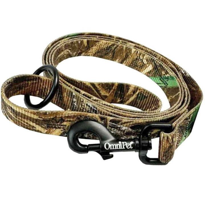 Omnipet Nylon Dog Lead 1" x 6ft Realtree Max 5 Camo Outdoor Walking Leash - POWER FIT SHOP — Powering Preparedness, Health &amp; Home