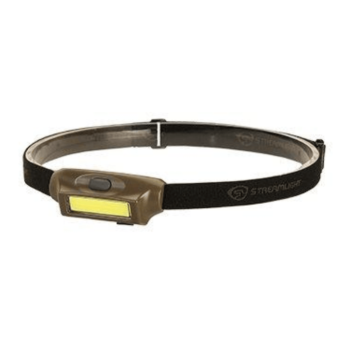 Chattanooga Streamlight Bandit 180 LM rechargeable headlamp with white and red LEDs and adjustable headstrap.