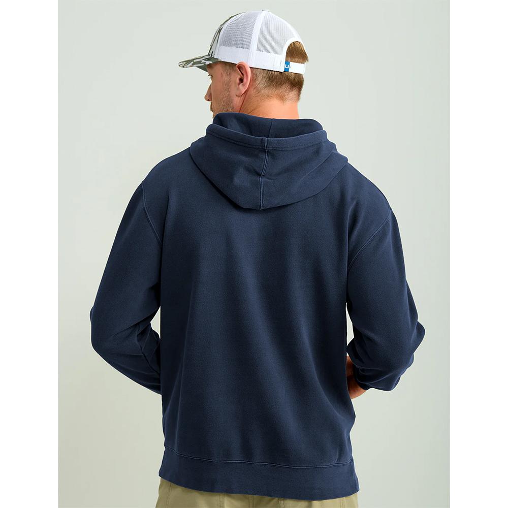 Chattanooga Huk Hukd Up Logo Hoodie Navy Blue, men&