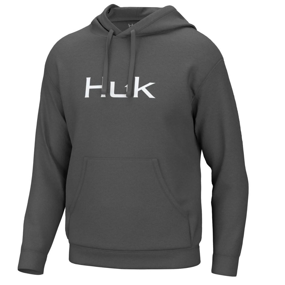 Chattanooga Huk Hukd Up Logo Hoodie in volcanic ash, men&