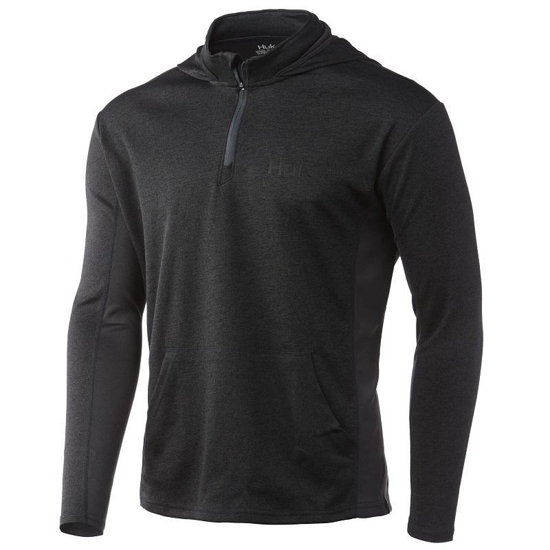 Huk Icon X Coldfront Hoodie Volcanic Ash Heather Small 100 Percent Polyester - POWER FIT SHOP — Powering Preparedness, Health &amp; Home