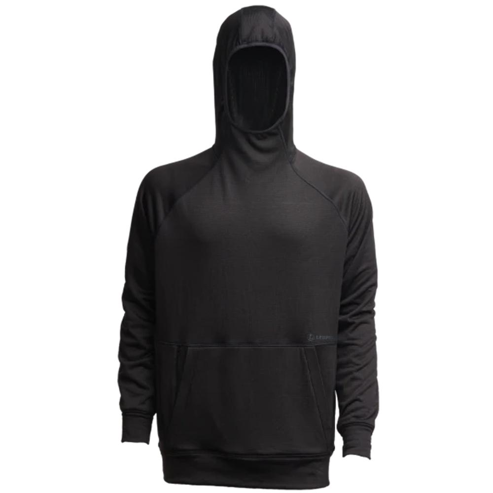 Chattanooga Leupold Velum Performance Hoodie in charcoal, medium size, featuring a warm, breathable outdoor wear design.