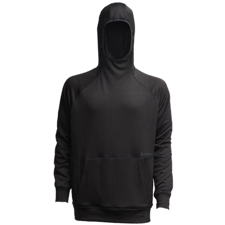 Chattanooga Leupold Velum Performance Hoodie in charcoal, medium size, featuring a warm, breathable outdoor wear design.