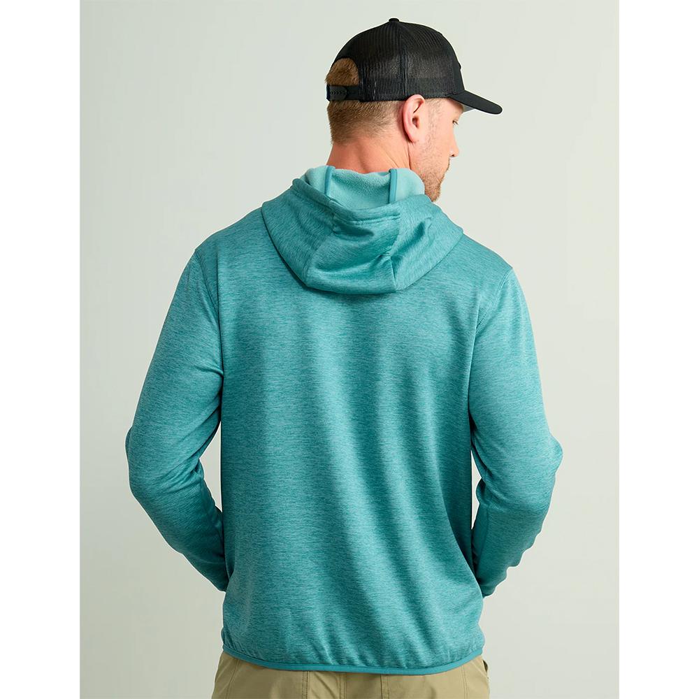 Chattanooga HUK'D UP performance fleece hoodie in storm blue, XXL size, showcasing a cozy, athletic hoodie design.
