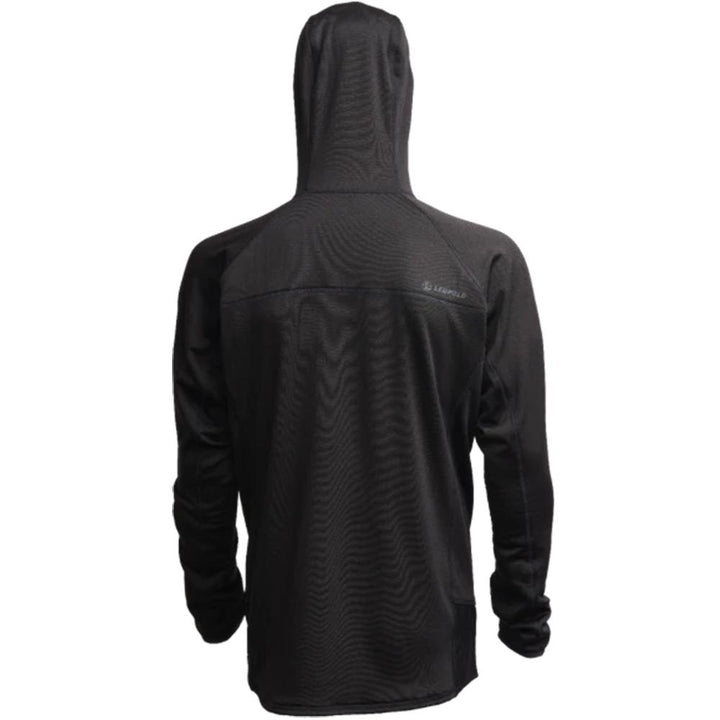 Chattanooga Leupold Velum charcoal half-zip hooded fleece sweatshirt, XL, cozy all-season hoodie with front zipper and hood.