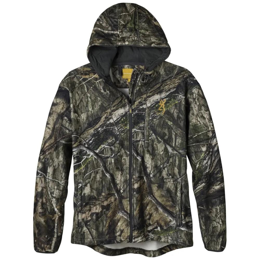 Chattanooga Browning Wasatch Fleece Jacket in Mossy Oak DNA, men&