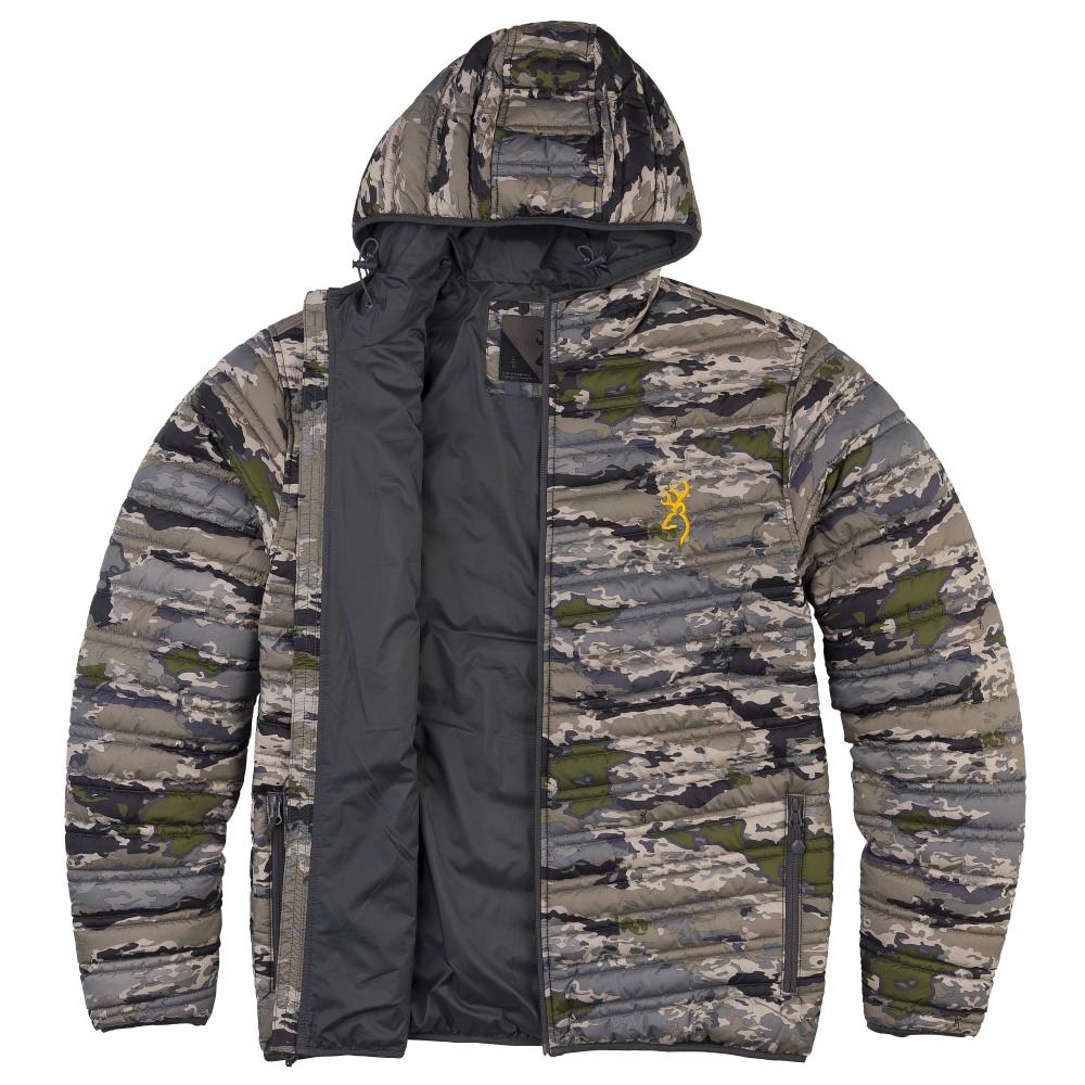 Chattanooga packable puffer jacket in black, lightweight and insulated, perfect for outdoor wear and easy to carry.