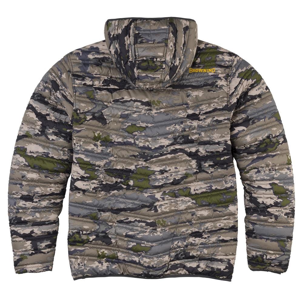 Chattanooga packable puffer jacket in black, lightweight and insulated, designed for outdoor wear and easy packing.