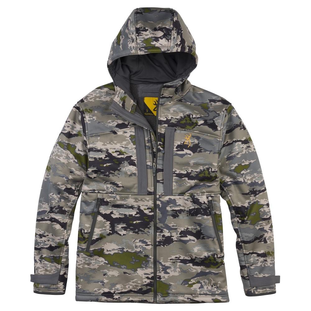 Chattanooga Browning Dutton Jacket in Ovix camo, small size, outdoor jacket with camouflage pattern and durable fabric.