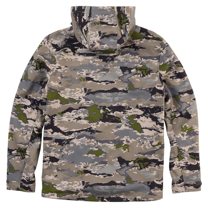 Chattanooga Browning Pahvant Pro Jacket in Ovix Camo, small size, lightweight outdoor jacket with camouflage pattern.