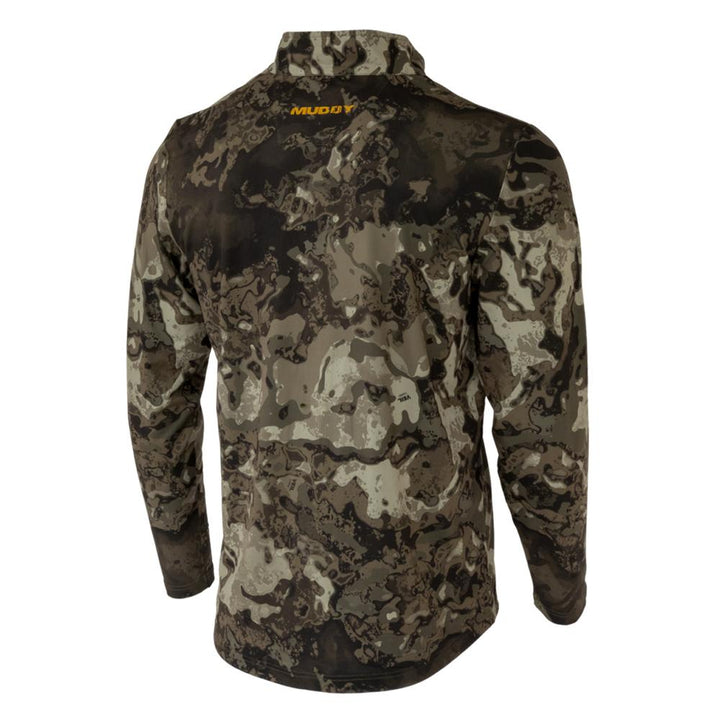 Chattanooga Muddy TR lightweight quarter zip long sleeve shirt in Veil Canyon Grey, size XL, casual jacket for outdoor activities.