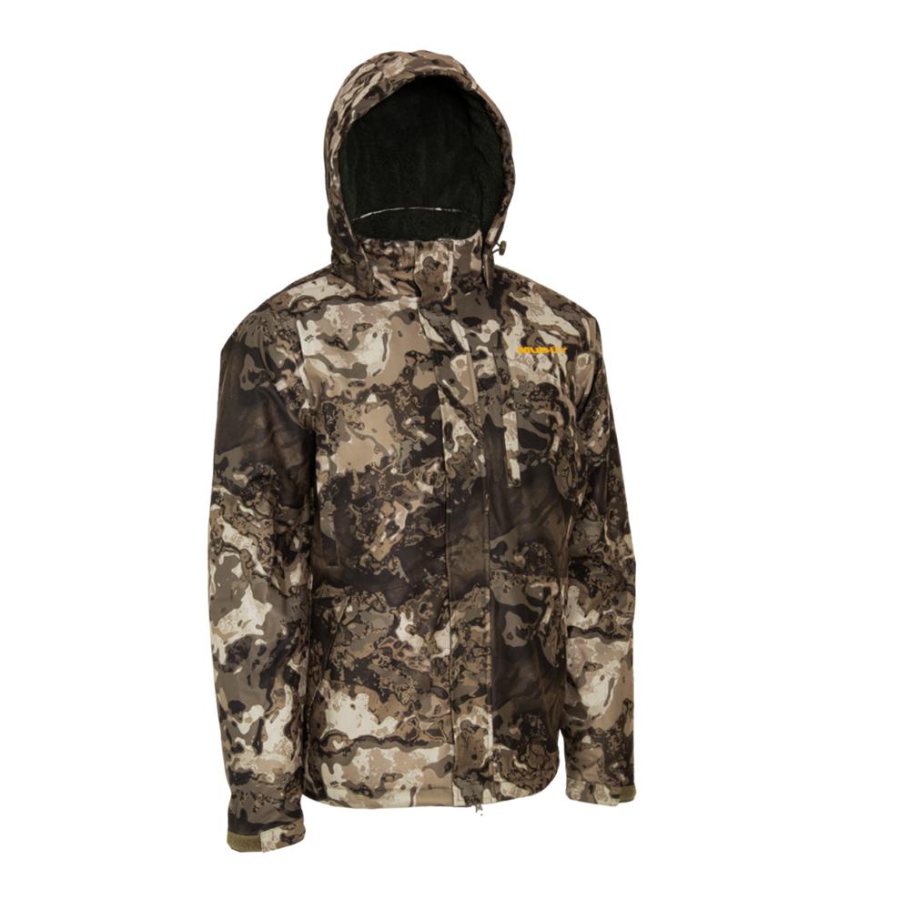 Chattanooga Muddy TRX Sherpa Fleece Jacket in Canyon Grey, waterproof outdoor layer, 3XL size, cozy fleece coat for outdoor wear.