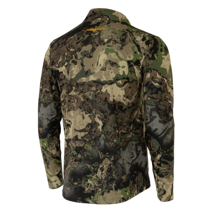 Chattanooga Muddy TRX lightweight quarter zip jacket in Veil Canyon hybrid style, size 2XL, shown with front view.