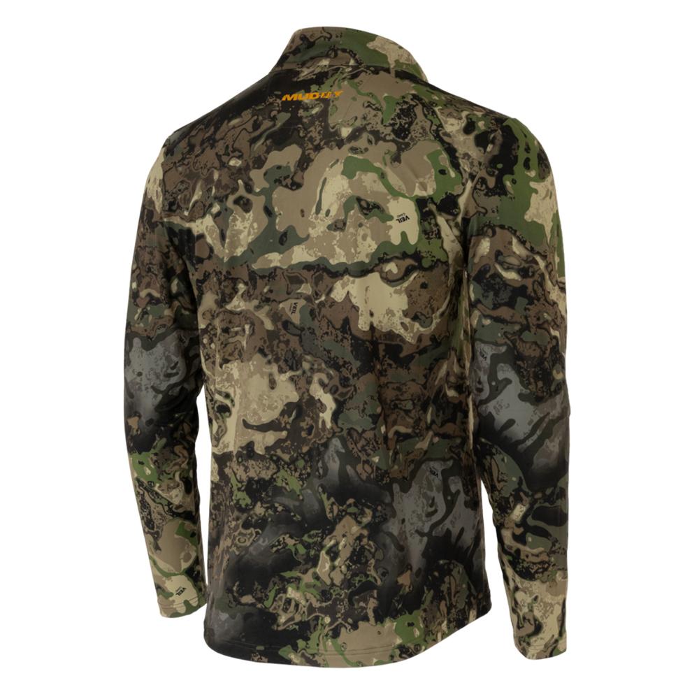 Chattanooga Muddy TRX lightweight quarter zip jacket in Veil Canyon hybrid, 3XL, shown in a natural outdoor setting.