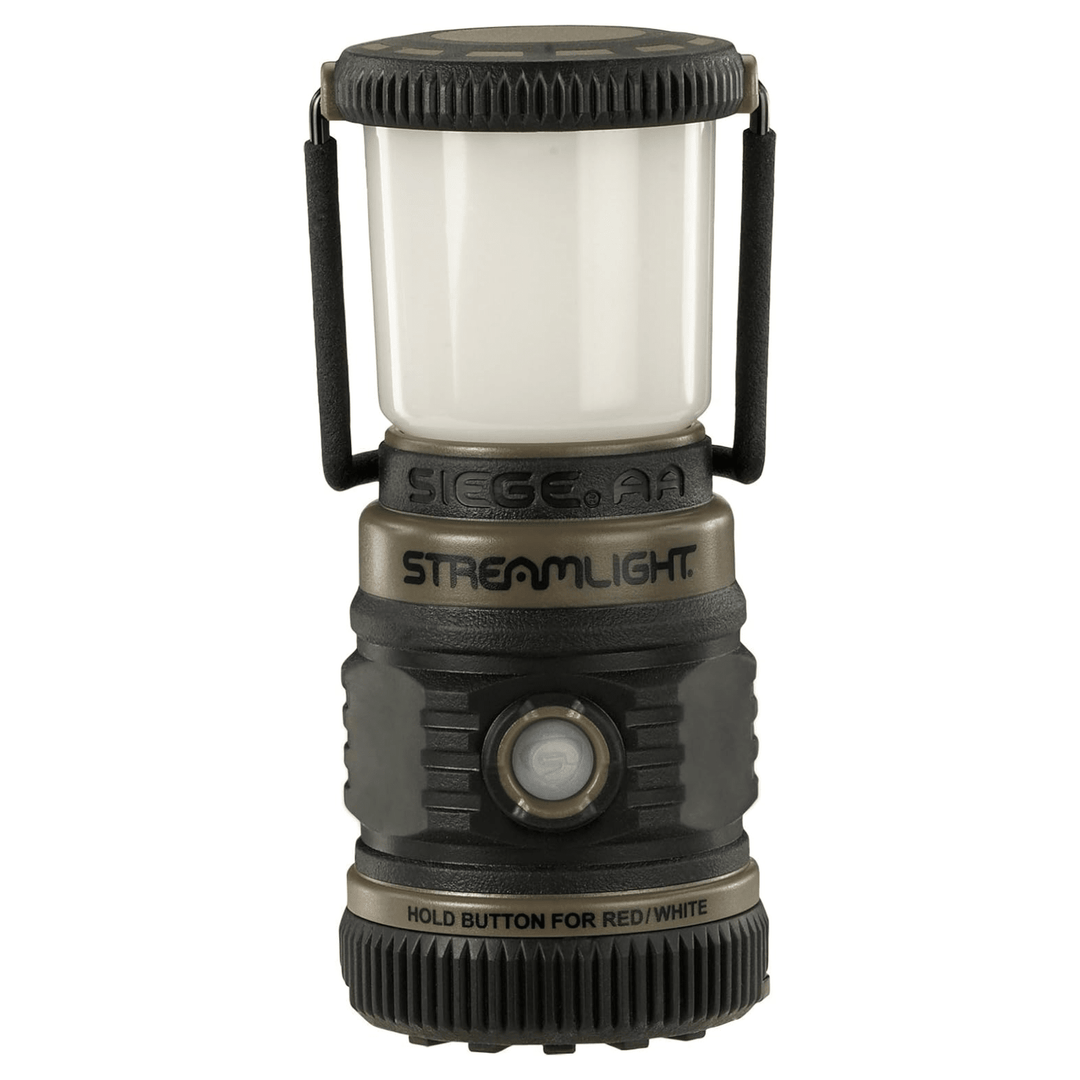 Streamlight Siege 200 Lumen Ultra - Compact AA Alkaline Hand Lantern Coyote - POWER FIT SHOP — Powering Preparedness, Health &amp; Home