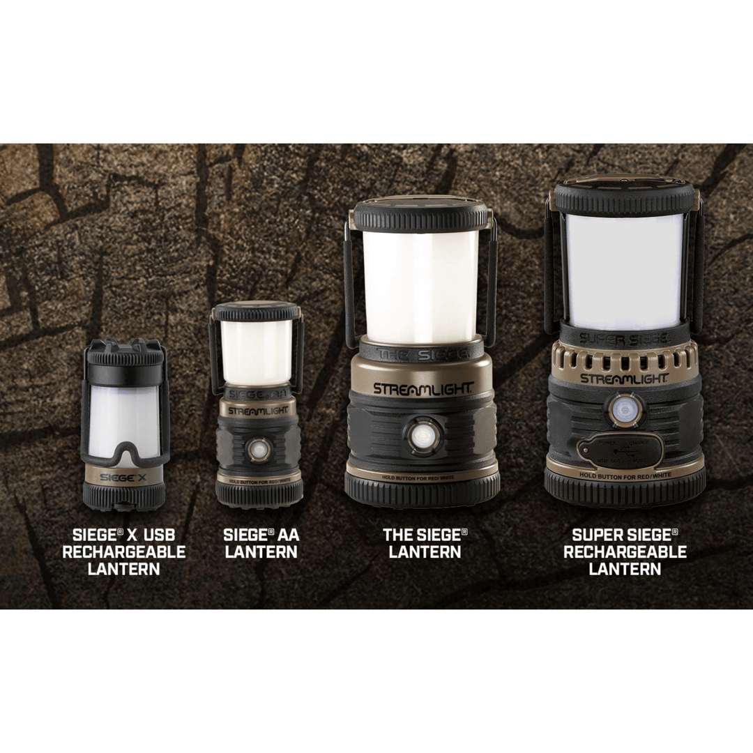 Streamlight Siege 200 Lumen Ultra - Compact AA Alkaline Hand Lantern Coyote - POWER FIT SHOP — Powering Preparedness, Health &amp; Home