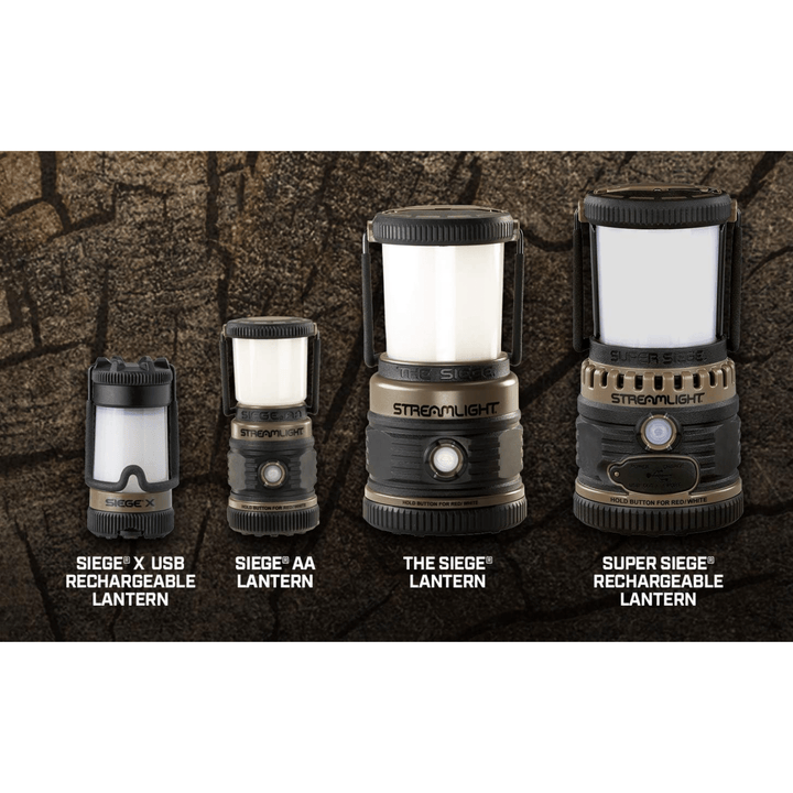 Streamlight Siege 200 Lumen Ultra - Compact AA Alkaline Hand Lantern Coyote - POWER FIT SHOP — Powering Preparedness, Health &amp; Home