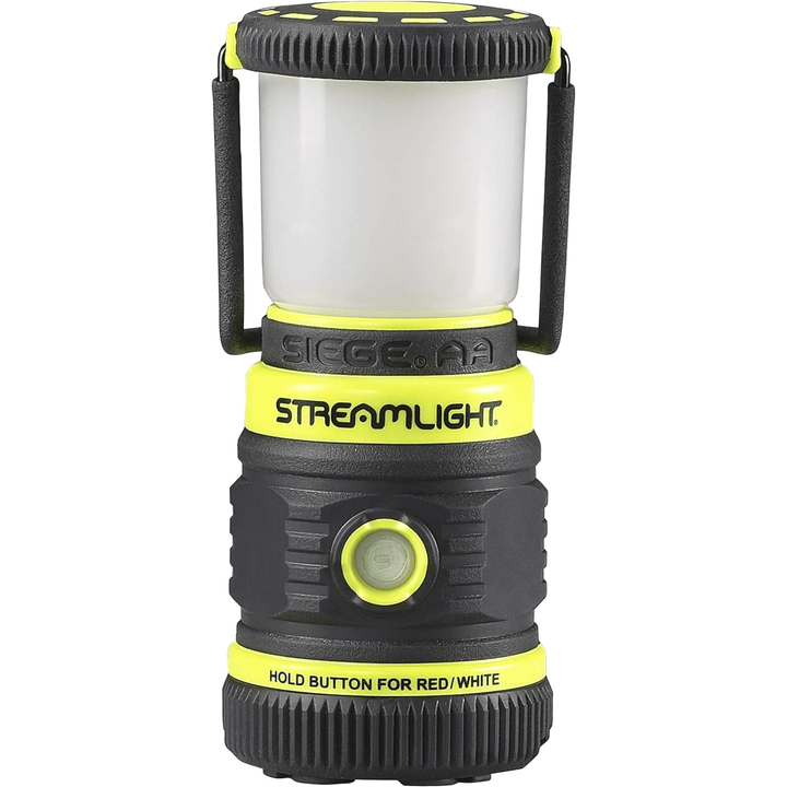 Streamlight Siege 200 Lumen Ultra Compact AA Alkaline Magnetic Base Lantern Yellow - POWER FIT SHOP — Powering Preparedness, Health &amp; Home