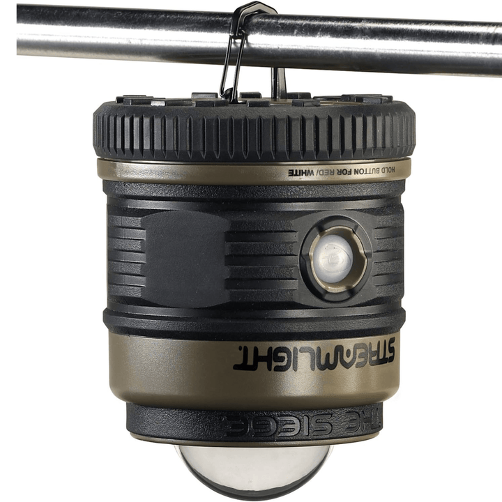 Chattanooga Streamlight Siege 540-lumen compact D alkaline hand lantern in coyote color, portable LED lantern for outdoor use