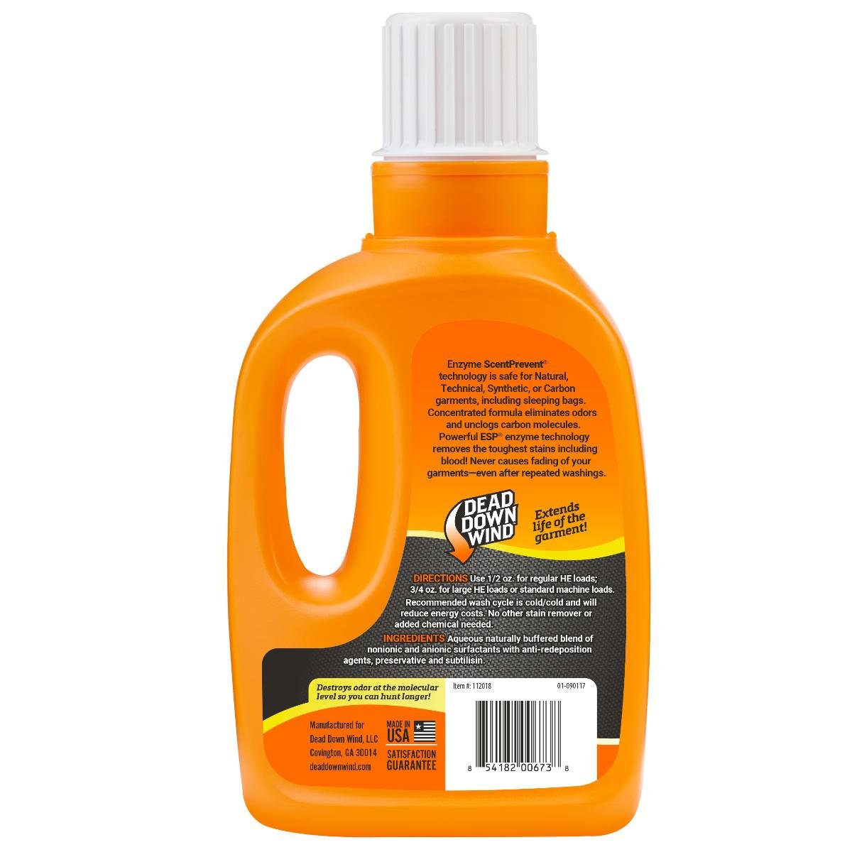 D Down Wind Unscented Laundry Detergent 20 oz Triple Action Odor Removal - POWER FIT SHOP — Powering Preparedness, Health & Home