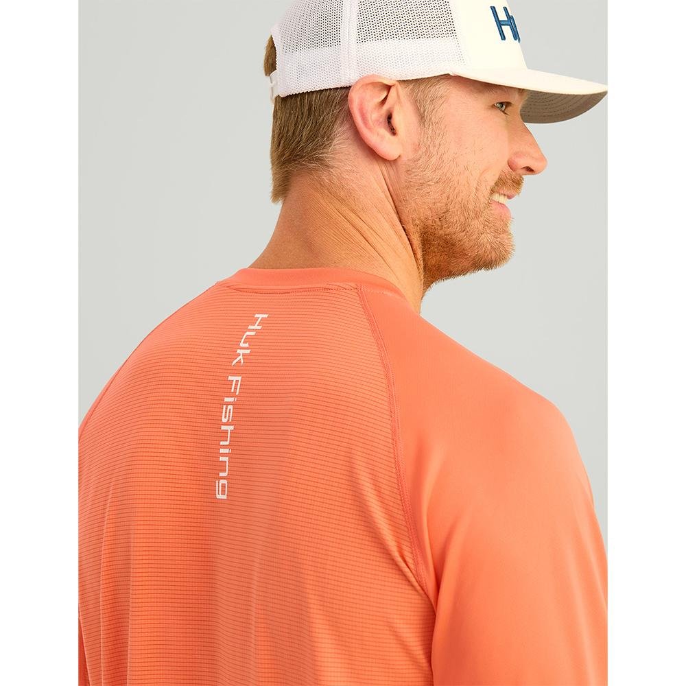 HUK ICON LS CREW FRESH SALMON LS M - POWER FIT SHOP — Powering Preparedness, Health &amp; Home