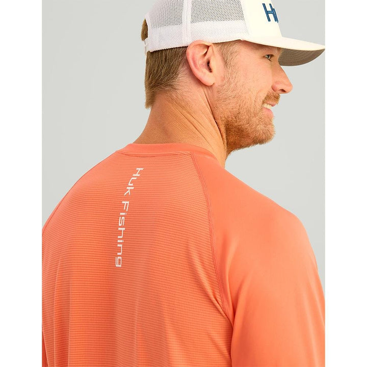 HUK ICON LS CREW FRESH SALMON LS M - POWER FIT SHOP — Powering Preparedness, Health &amp; Home