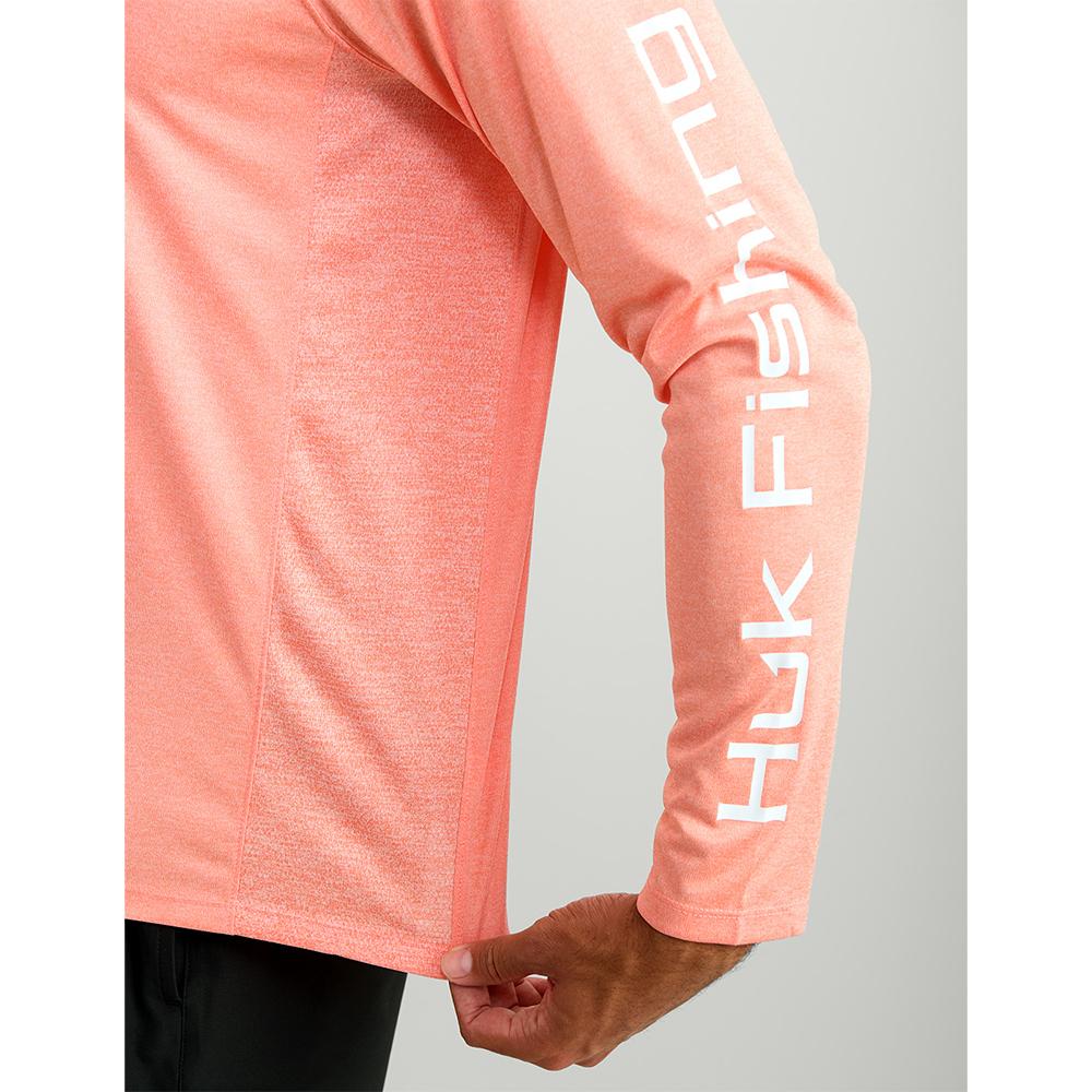 HUK VENTED PURSUIT FRESH SLMN HTHR LS S - POWER FIT SHOP — Powering Preparedness, Health &amp; Home