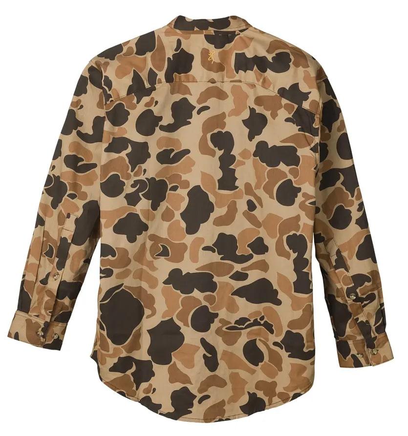 Browning WASATCH - CB Button - Front 2 Pocket Shirt VTAN S - POWER FIT SHOP — Powering Preparedness, Health & Home