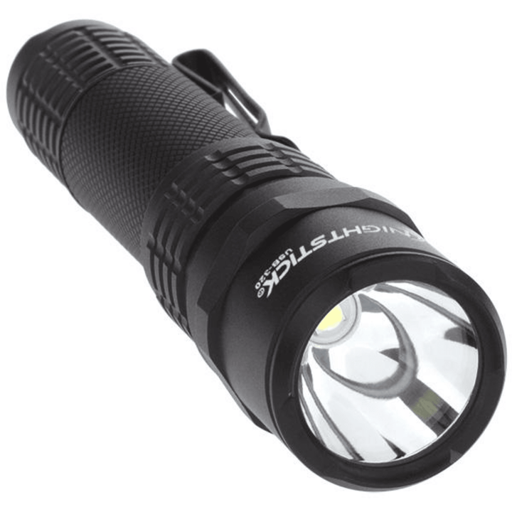 Nightstick Mini - TAC USB Rechargeable Flashlight 320 Lumens Black - POWER FIT SHOP — Powering Preparedness, Health &amp; Home