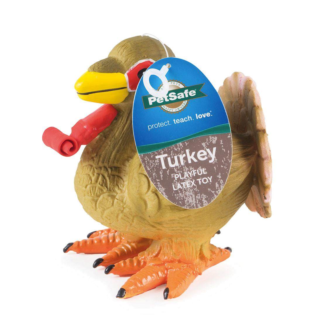 PetSafe Sportsmen Latex Meeze Turkey Dog Toy Interactive Dispensing Fun - POWER FIT SHOP — Powering Preparedness, Health &amp; Home