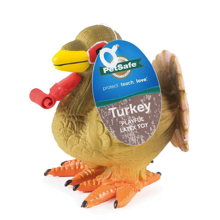 PetSafe Sportsmen Latex Meeze Turkey Dog Toy Interactive Dispensing Fun - POWER FIT SHOP — Powering Preparedness, Health &amp; Home