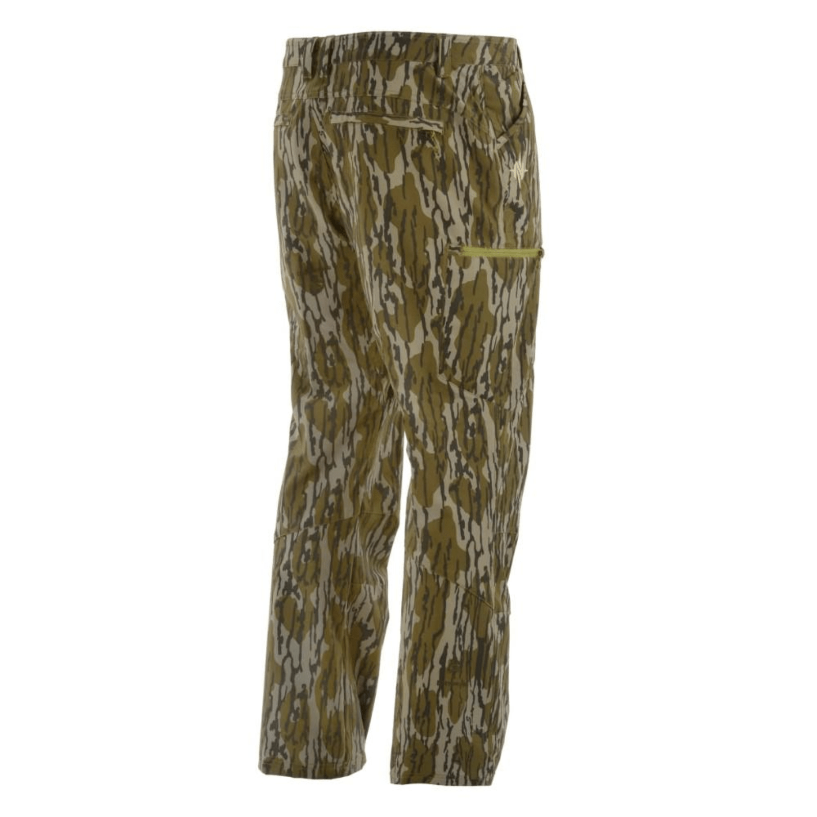 Chattanooga Nomad Stretch Lite NXT outdoor pants in Mossy Oak Bottomland, size 2XL, featuring durable camouflage fabric.