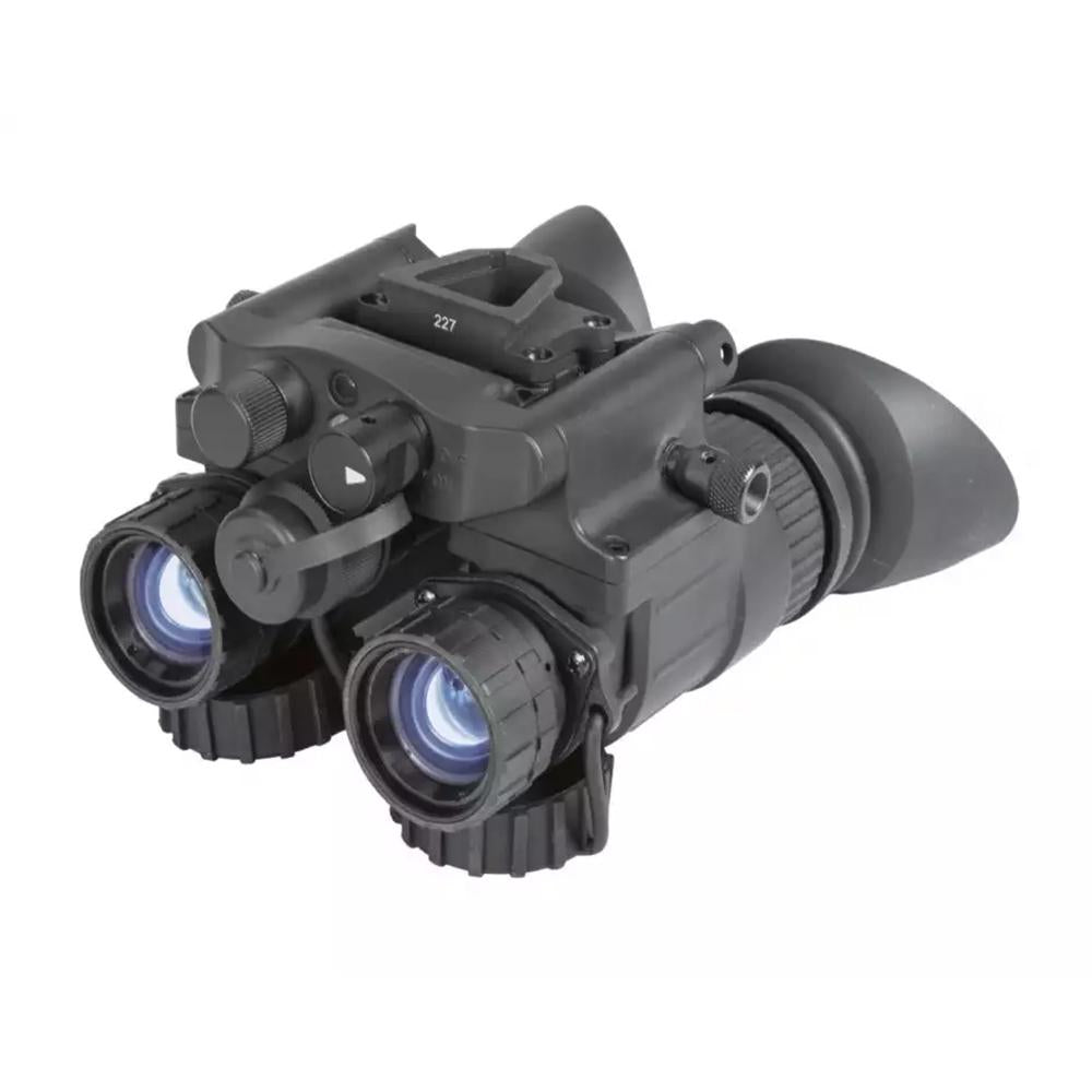 Chattanooga AGM NVG-40 NW1 dual tube night vision binoculars showing the device with adjustable lenses and ergonomic design.